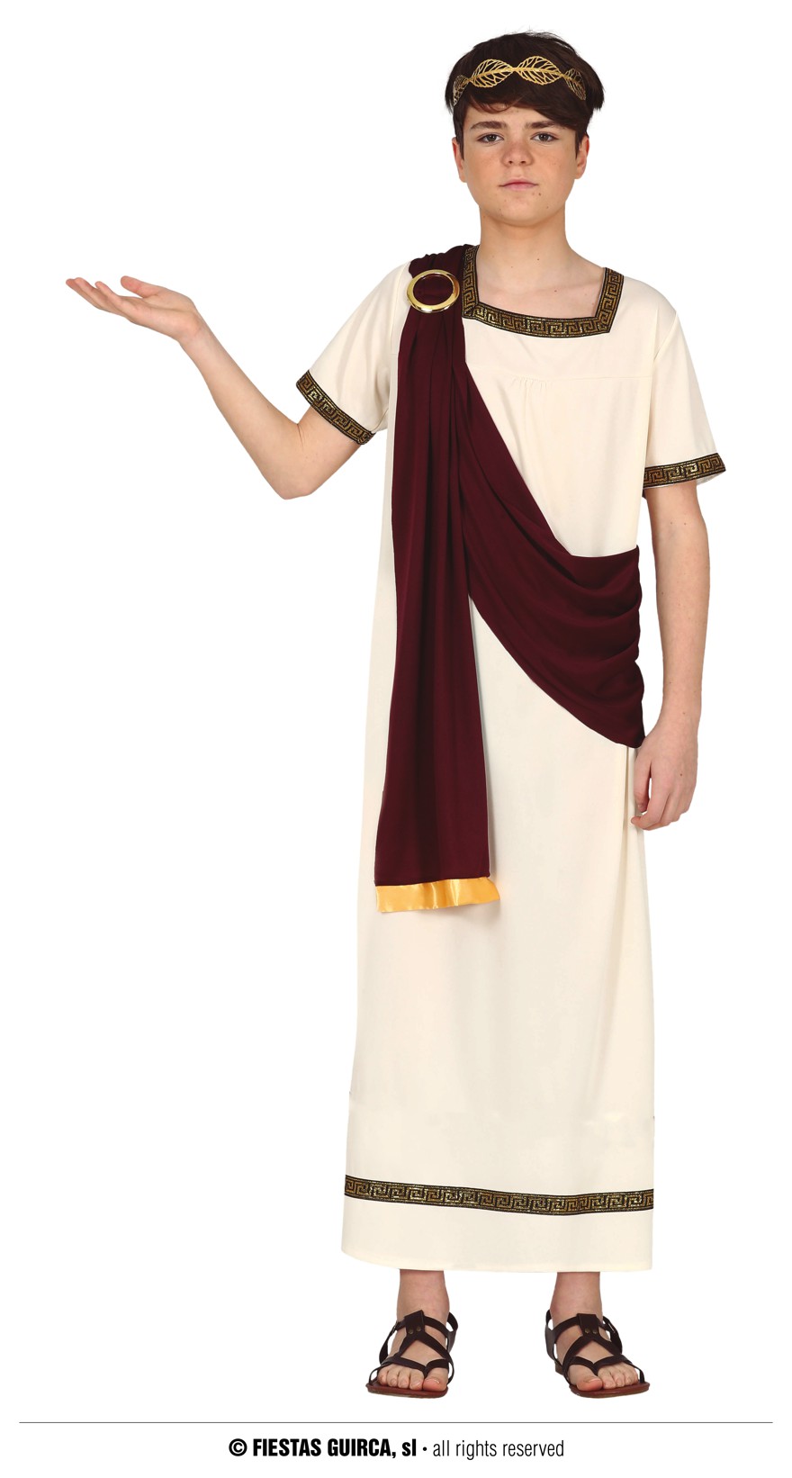 Guirca Fiestas Španělsko Římský učenec dětský kostým varianta: 14 až 16 let