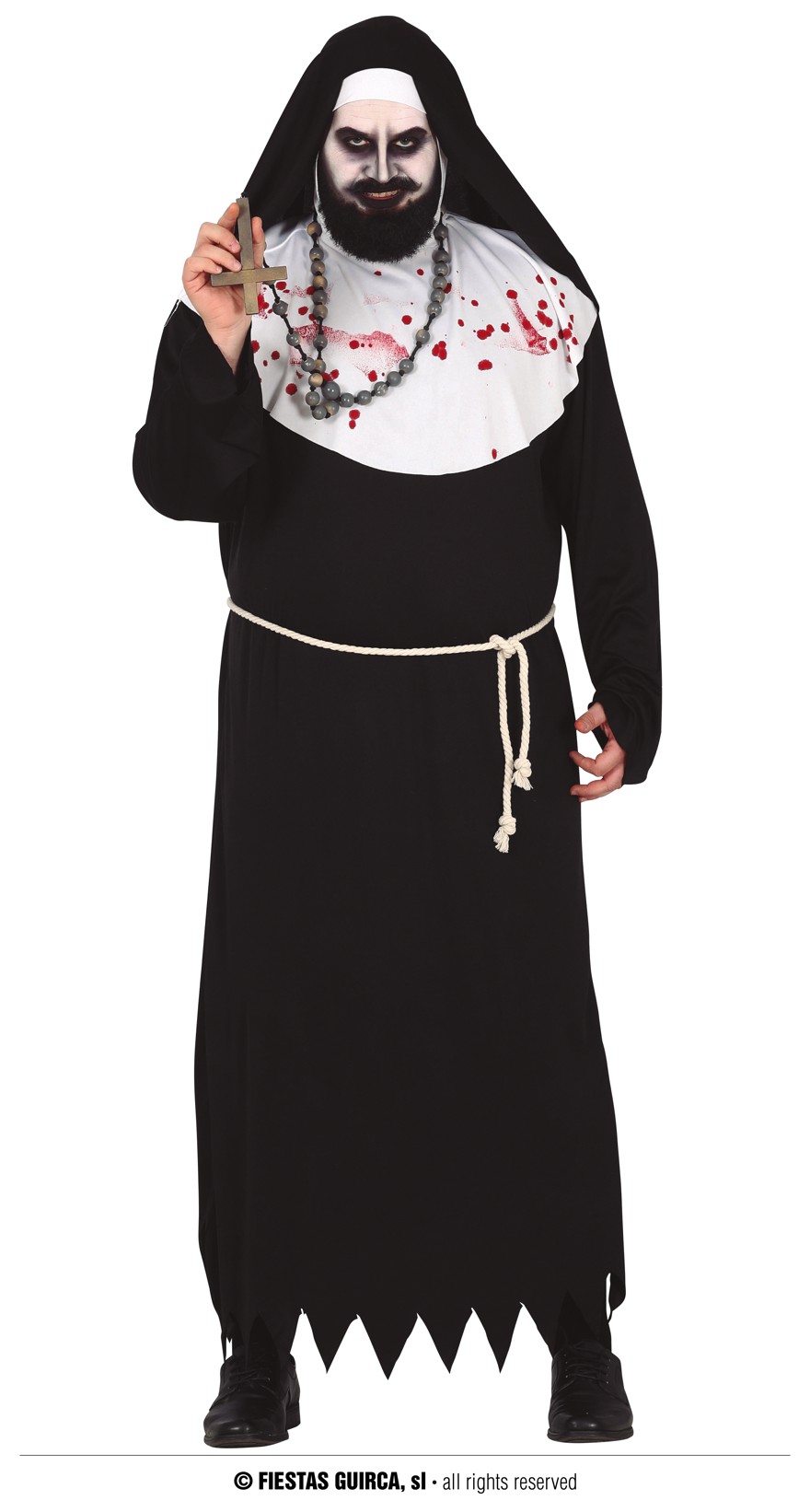 Guirca Fiestas Španělsko Jeptiška pánský kostým XL varianta: XL 54 - 56