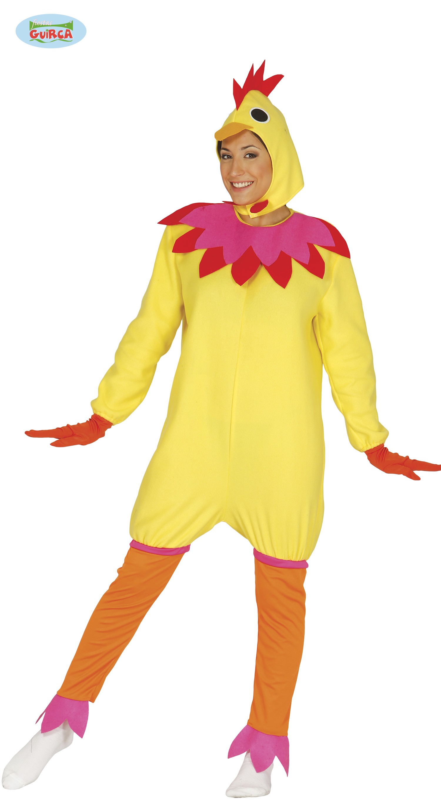 Guirca Fiestas Španělsko Dámský kostým slepice XL varianta: XL 44 - 46