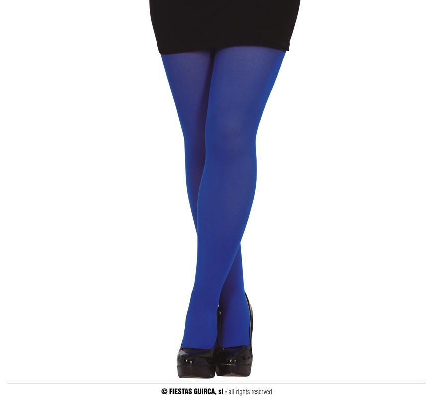 Guirca Fiestas Španělsko Punčocháče modré dospělácké