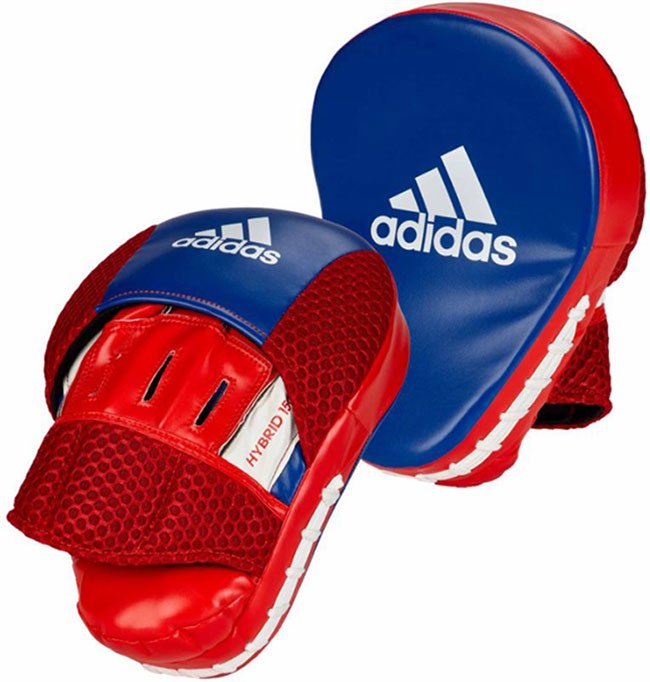 Boxerské lapy Adidas varianta: Červená/Modrá