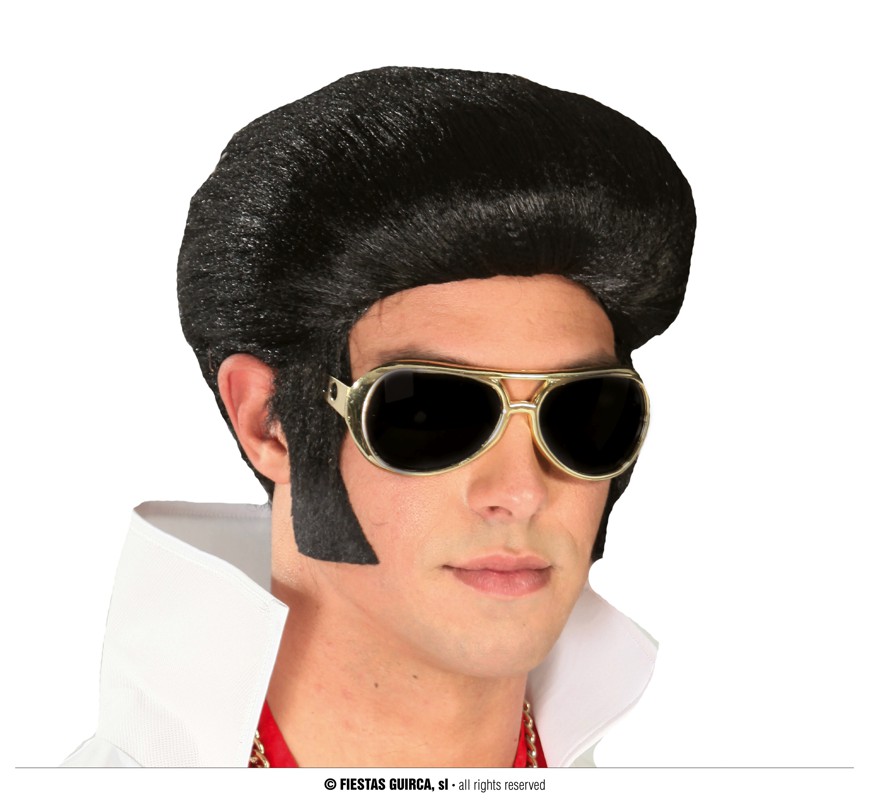 Guirca Fiestas Španělsko Král rock and roll - paruka