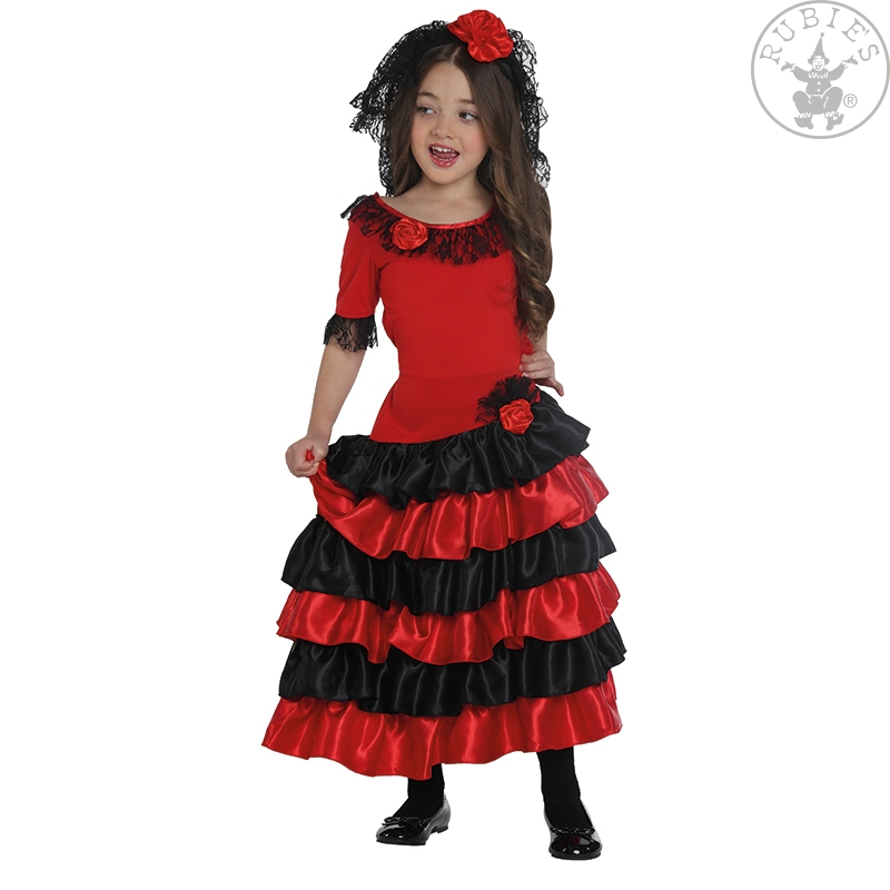 Rubies Německo Španělka - dětský kostým D varianta: 116
