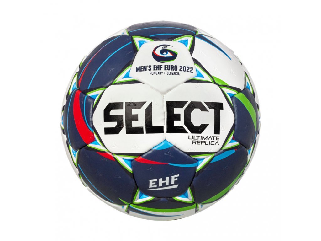 Míč házená Select HB Ultimate Replica EHF - 3 varianta: bílá/modrá