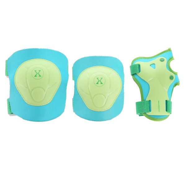 Souprava chráníčů NILS Extreme H704 zelená-modrá Velikost: M