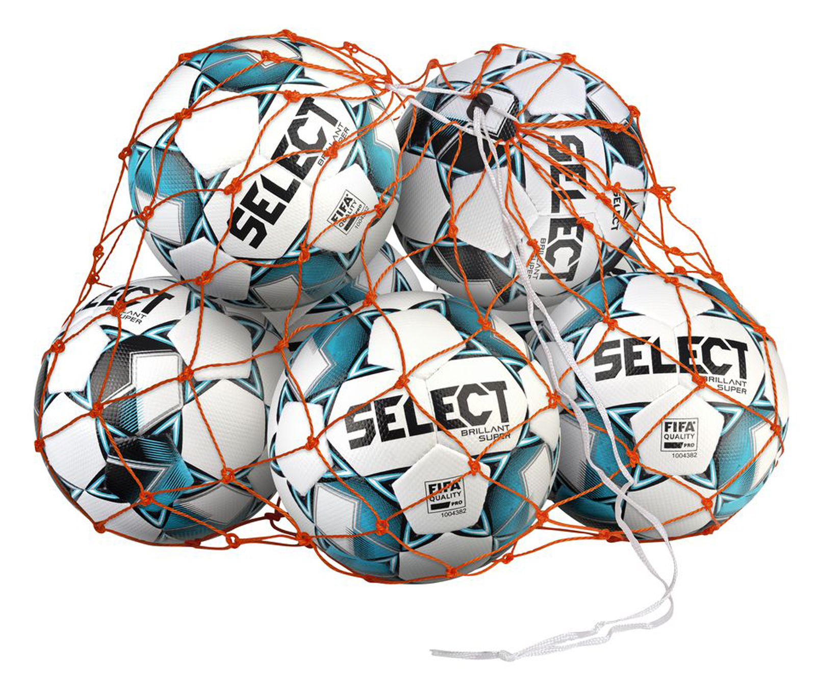 Síť na míče Select Ball net 10-12 balls oranžová Velikost: NS Velikost: NS