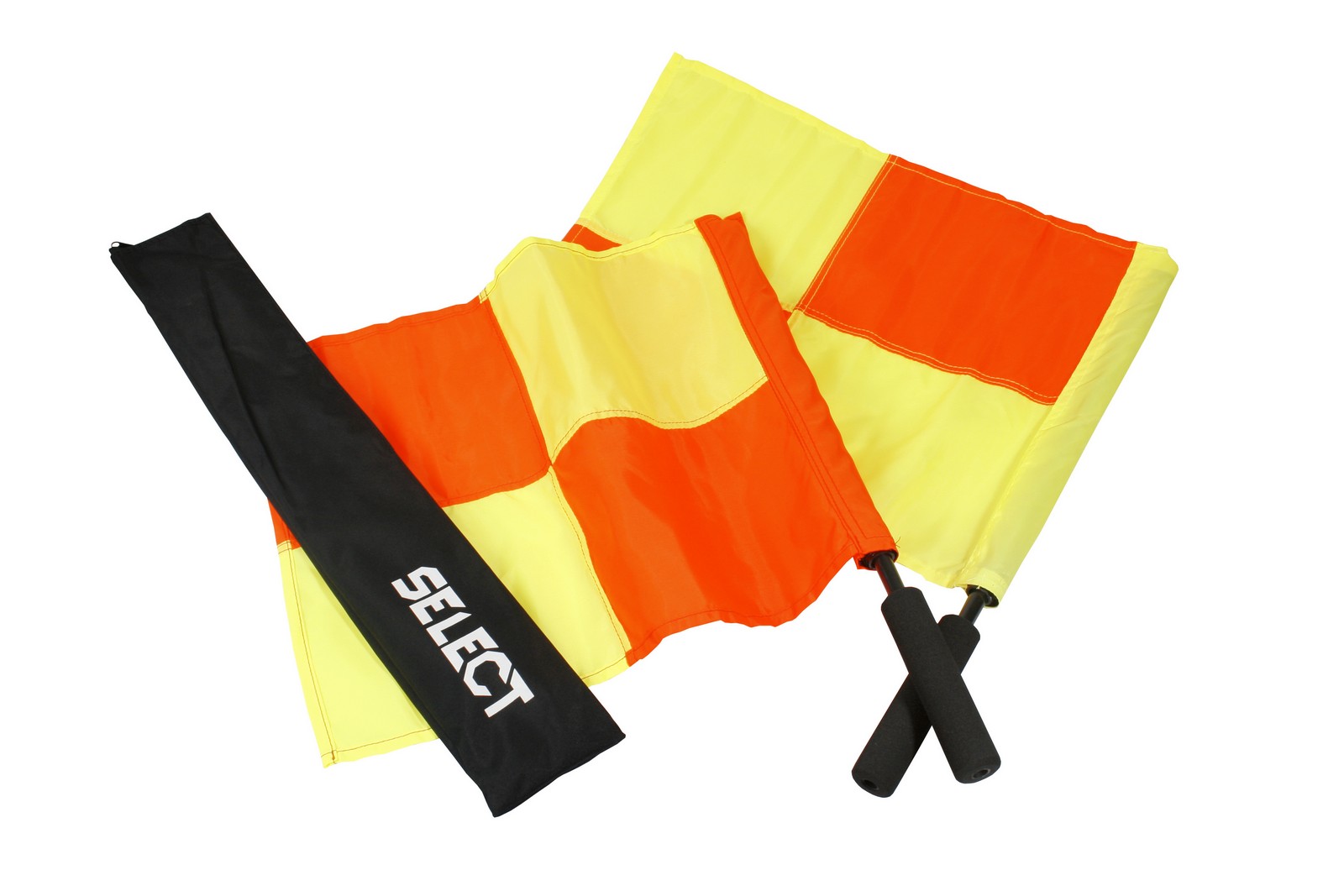 Fotbalové vlajky Select Linesman´s flag Pro 2 ks červeno žlutá Velikost: NS Velikost: NS