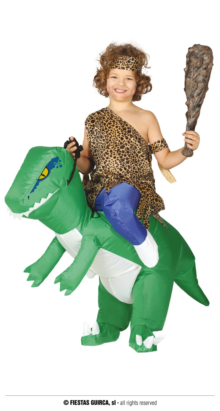 Guirca Nafukovací dinosaurus - dětský kostým Velikost: 7-9 let