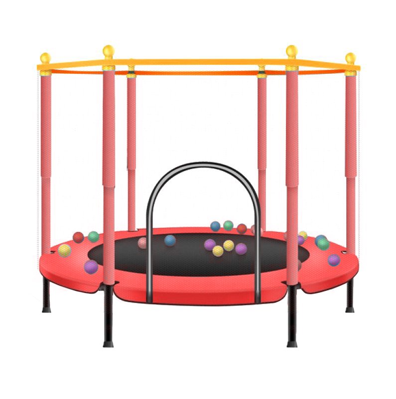 Dětská trampolína SEDCO 100 cm s ochrannou sítí a míčky varianta: červená