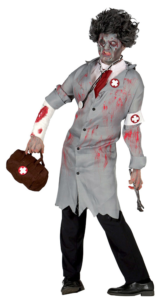 Guirca Fiestas Španělsko Doktor smrt - kostým varianta: L 52 - 54