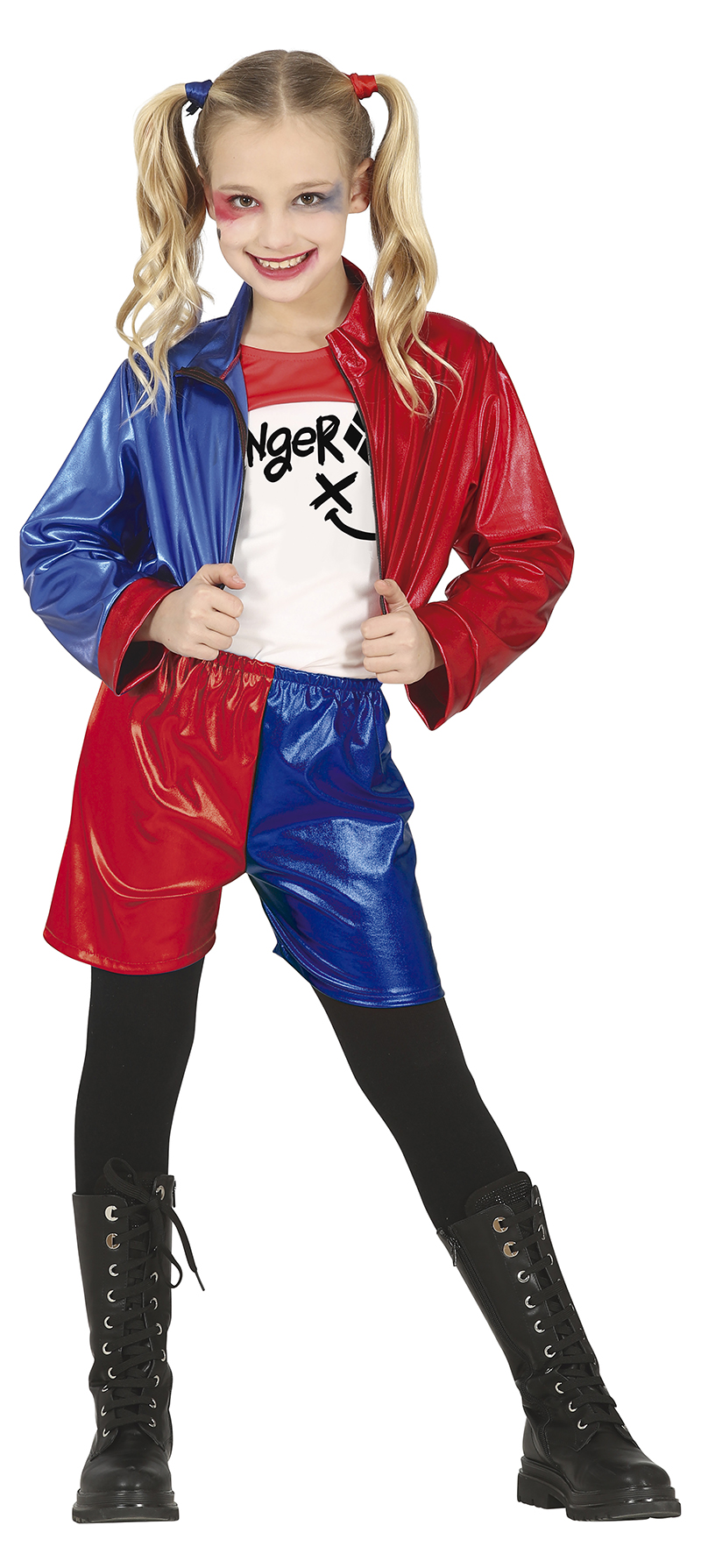 Guirca Harley Quinn dětský kostým Velikost: 5-6 let