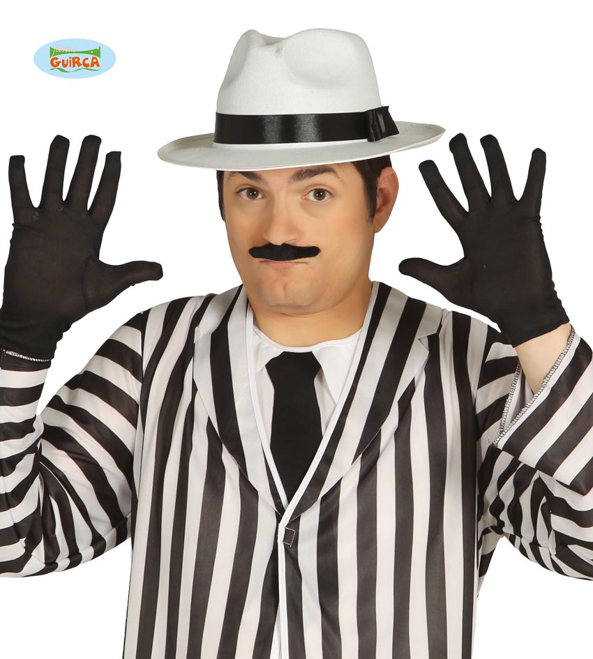 Guirca Fiestas Španělsko Rukavice pánské černé 25 cm