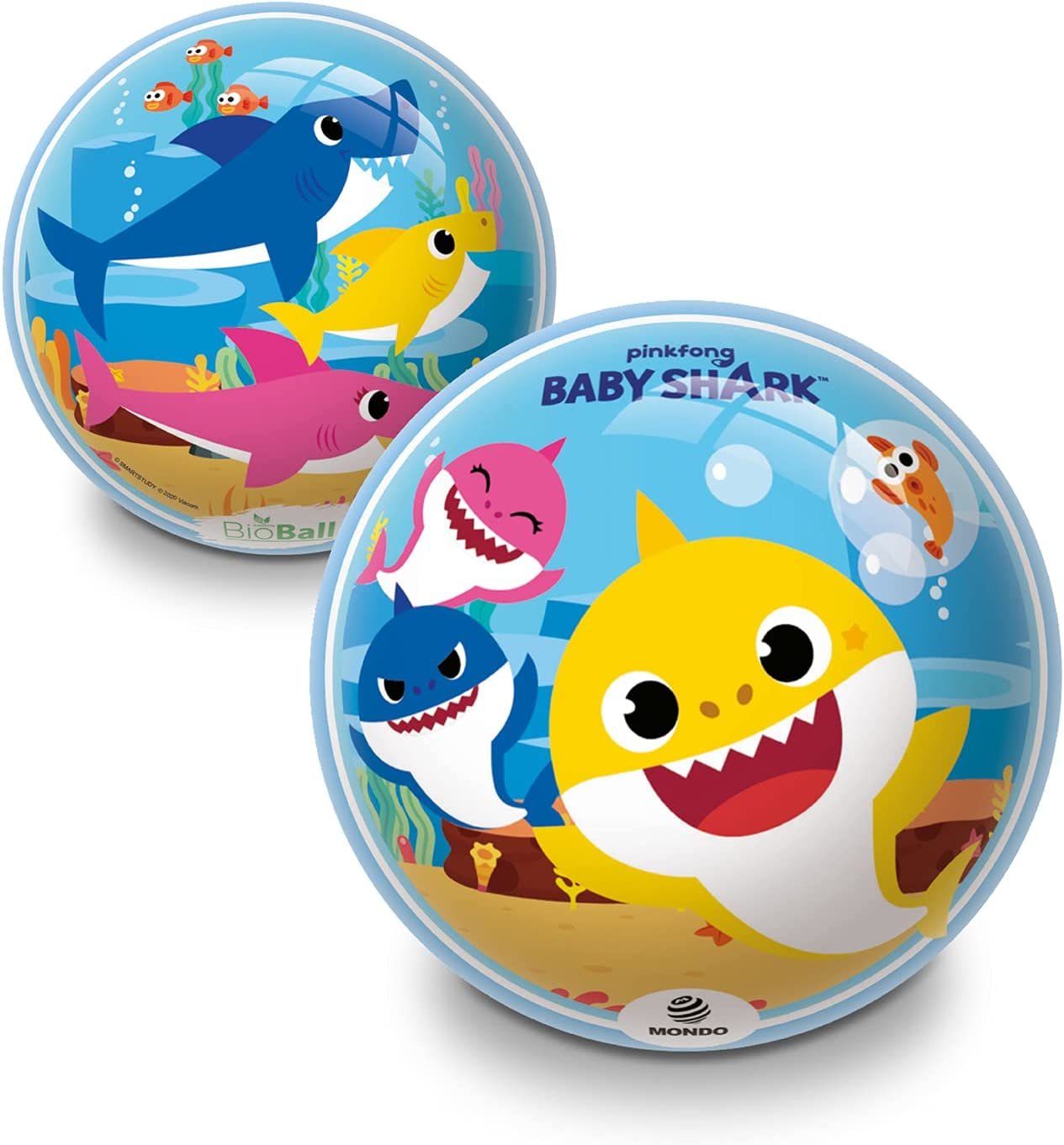 Míč dětský MONDO BioBall Baby Shark 140 mm