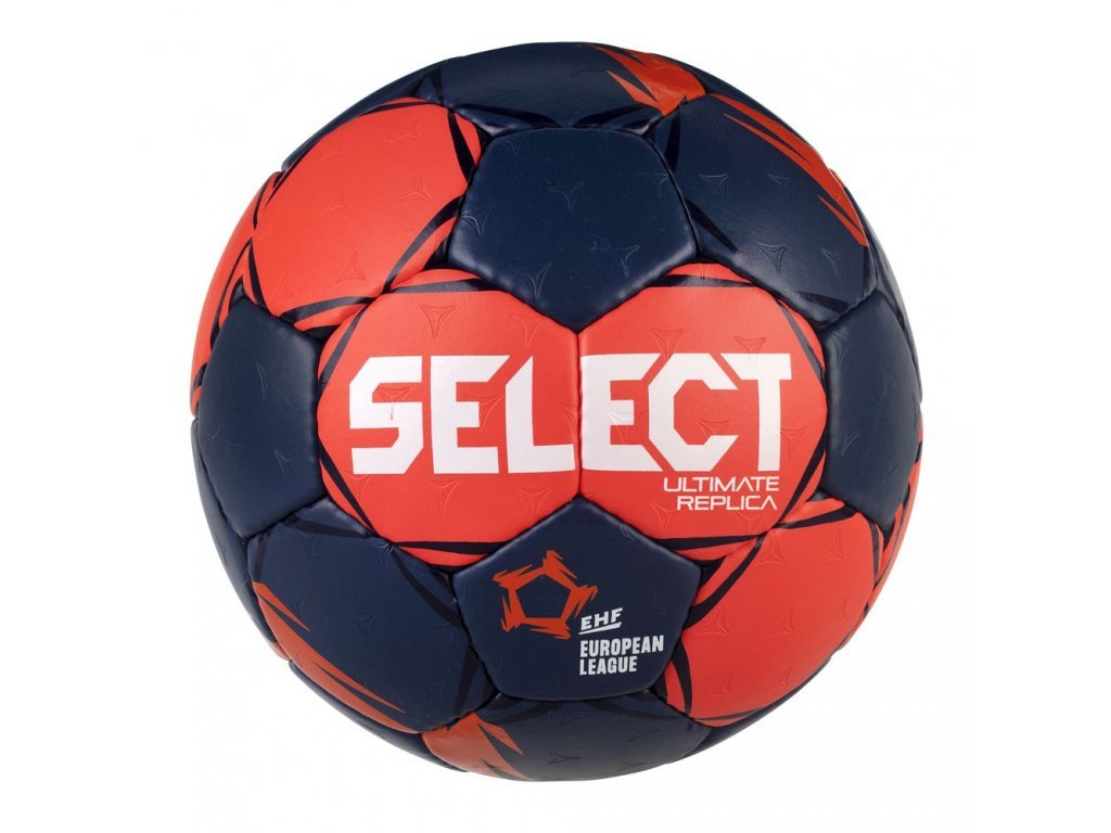 Míč házená Select HB Ultimate Replica European League - 3 varianta: Červená/Modrá