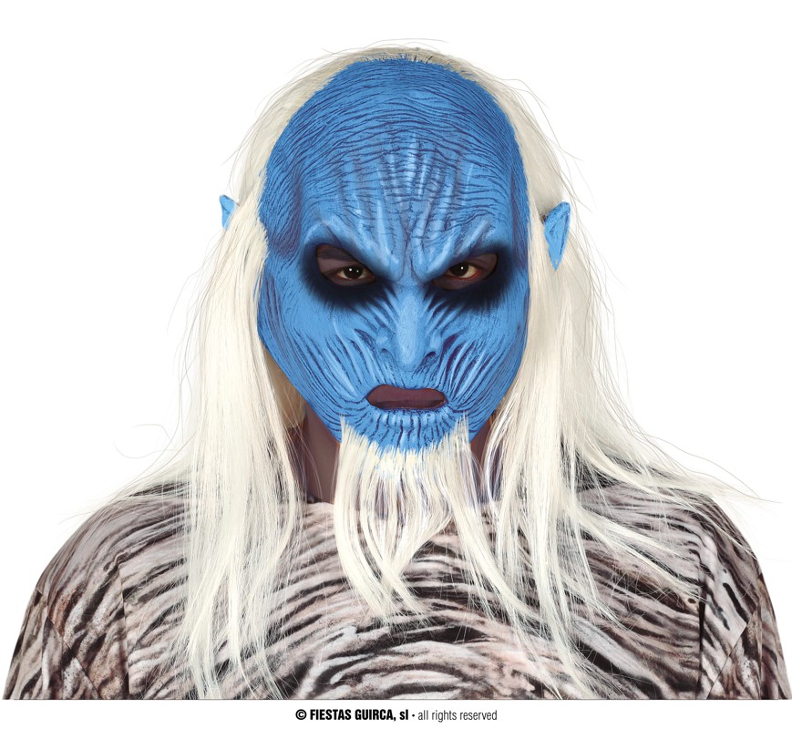 Guirca Fiestas Španělsko Latexová maska ledové příšery