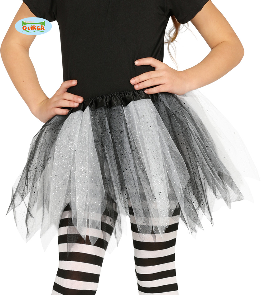 Guirca Fiestas Španělsko Sukénka bílo/černá dětská