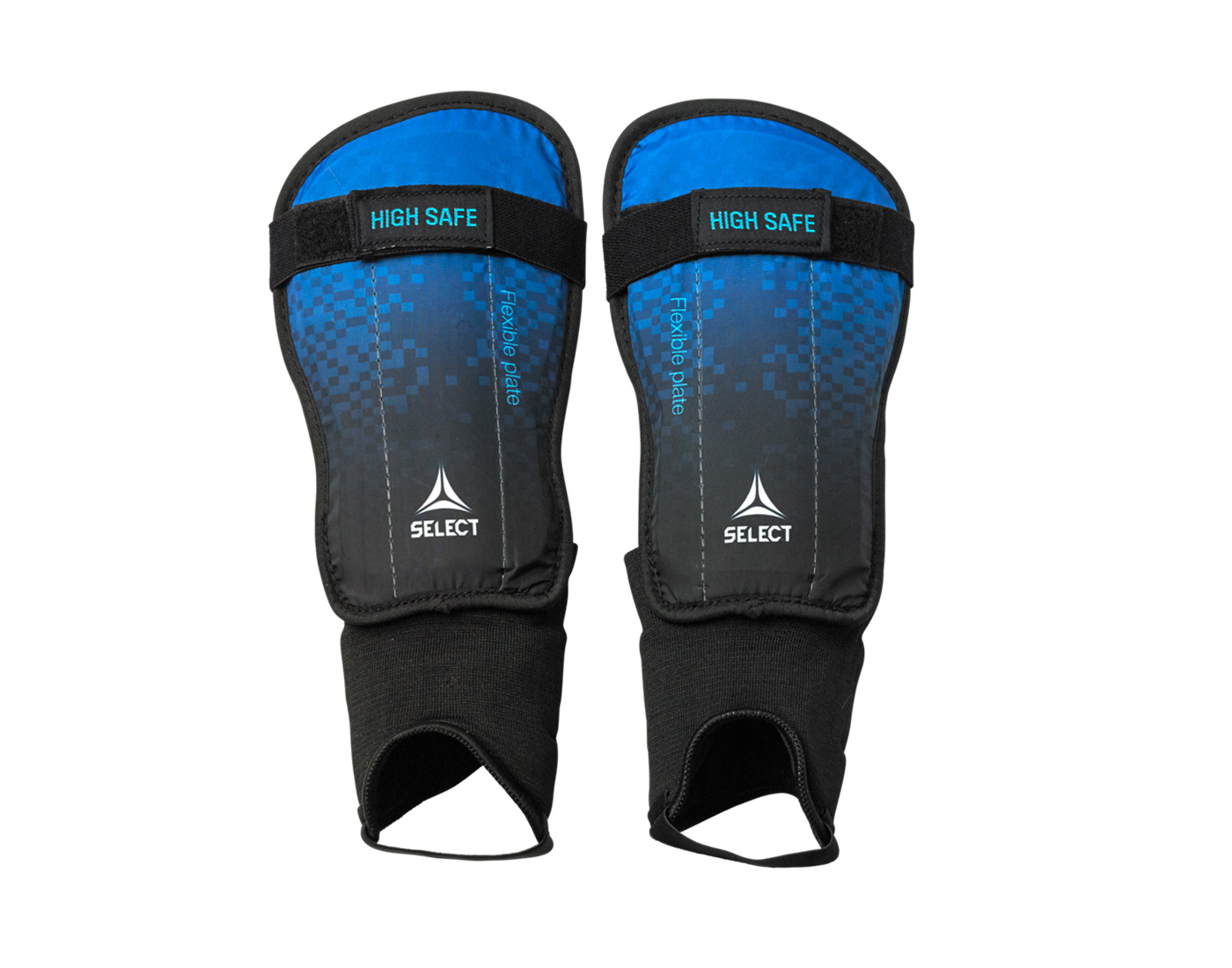 Fotbalové chrániče Select Shin guards High Safe modro černá Velikost: XS Velikost: M