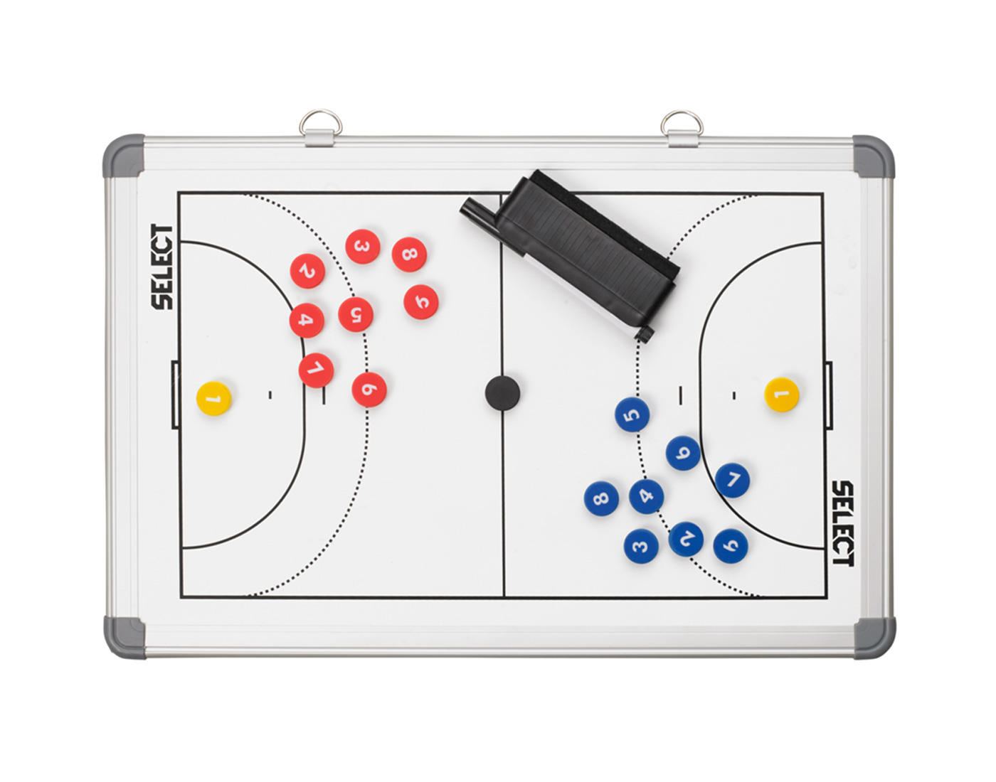 Taktická tabule Select Tactics board alu handball timeout bílá Velikost: ONE SIZE Velikost: ONE SIZE