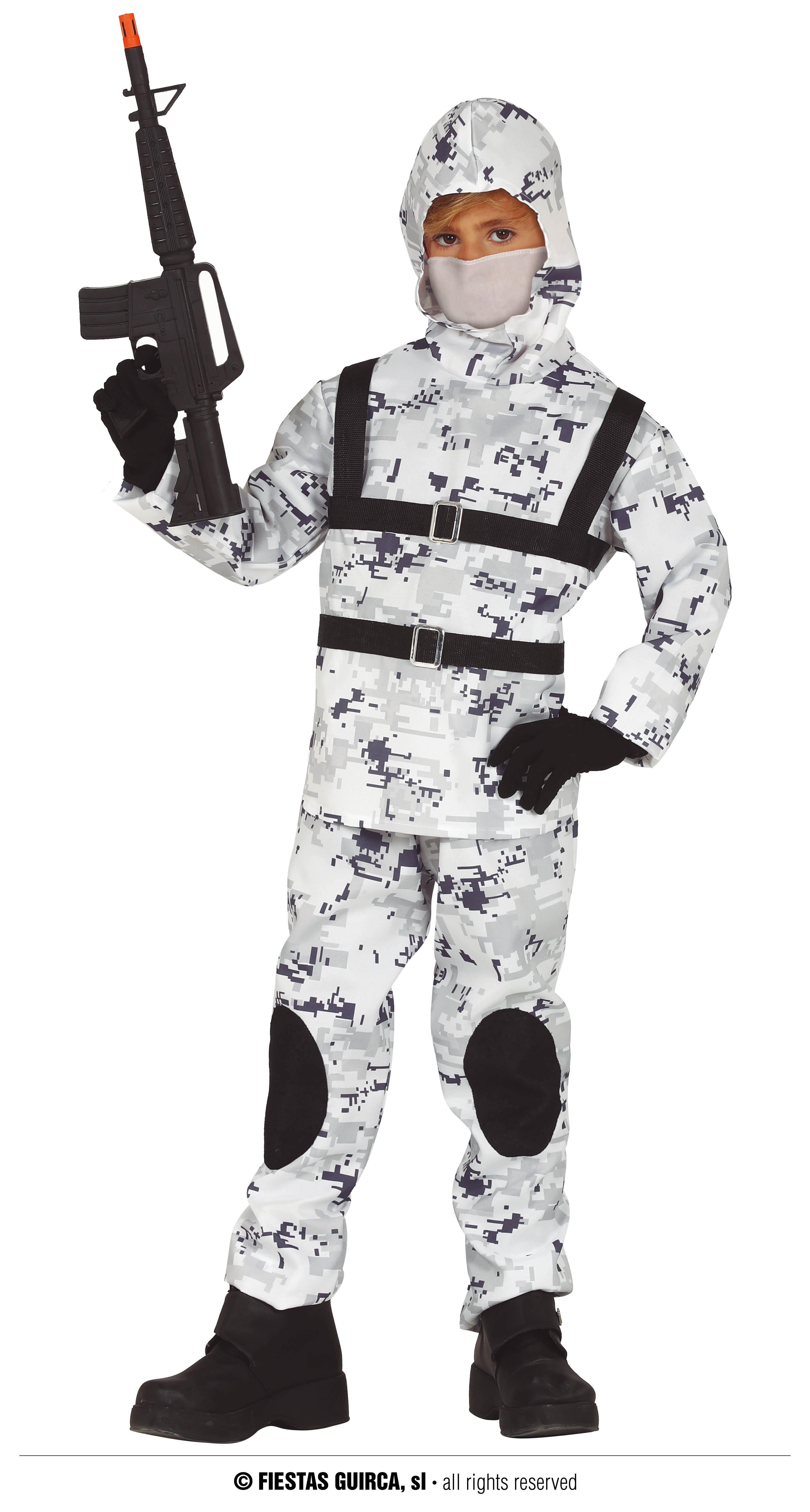 Guirca Fiestas Španělsko Arctický voják dětký kostým varianta: věk 5 - 6 roků