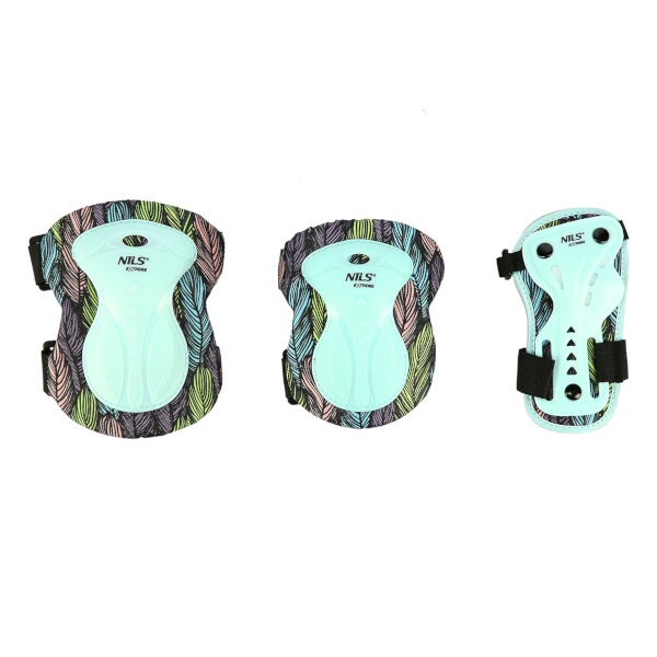 Souprava chráníčů NILS Extreme H727 mentolová Velikost: L