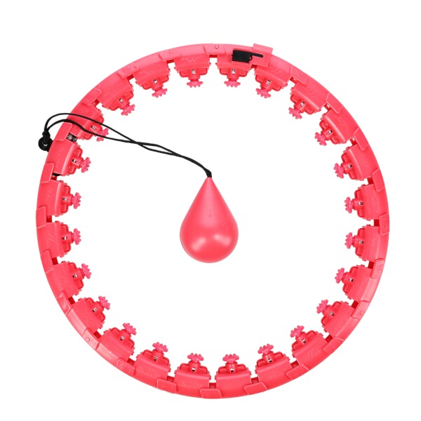 HMS Masážní hula hoop FH01 se závažím červená