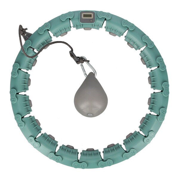 HMS Masážní hula hoop FH03 se závažím a počítadlem zelená