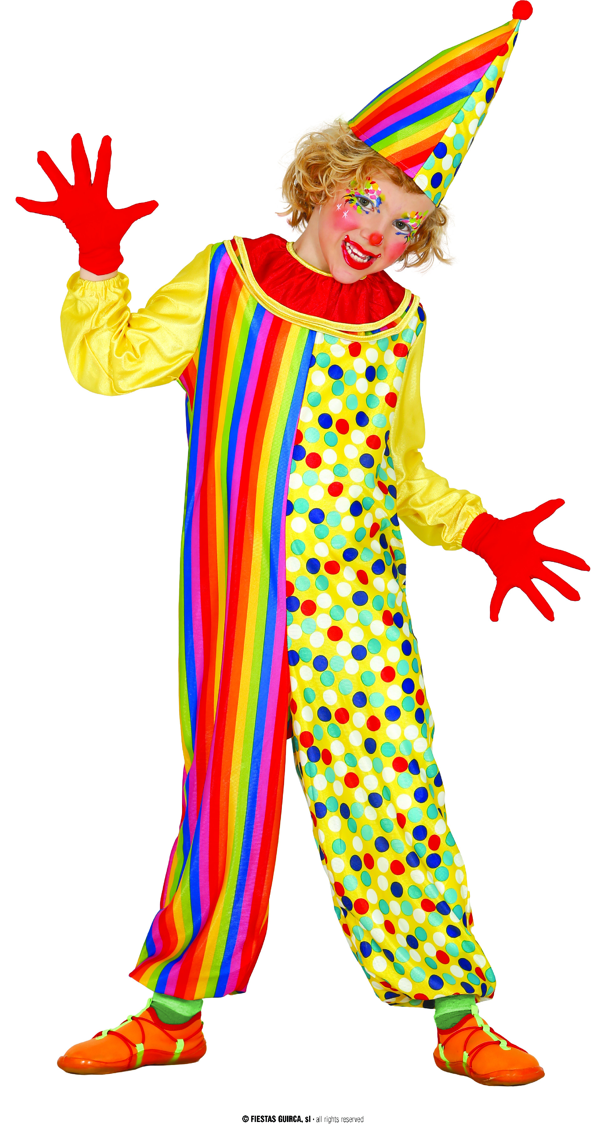 Guirca Klaun dětský kostým Velikost: 3-4 roky