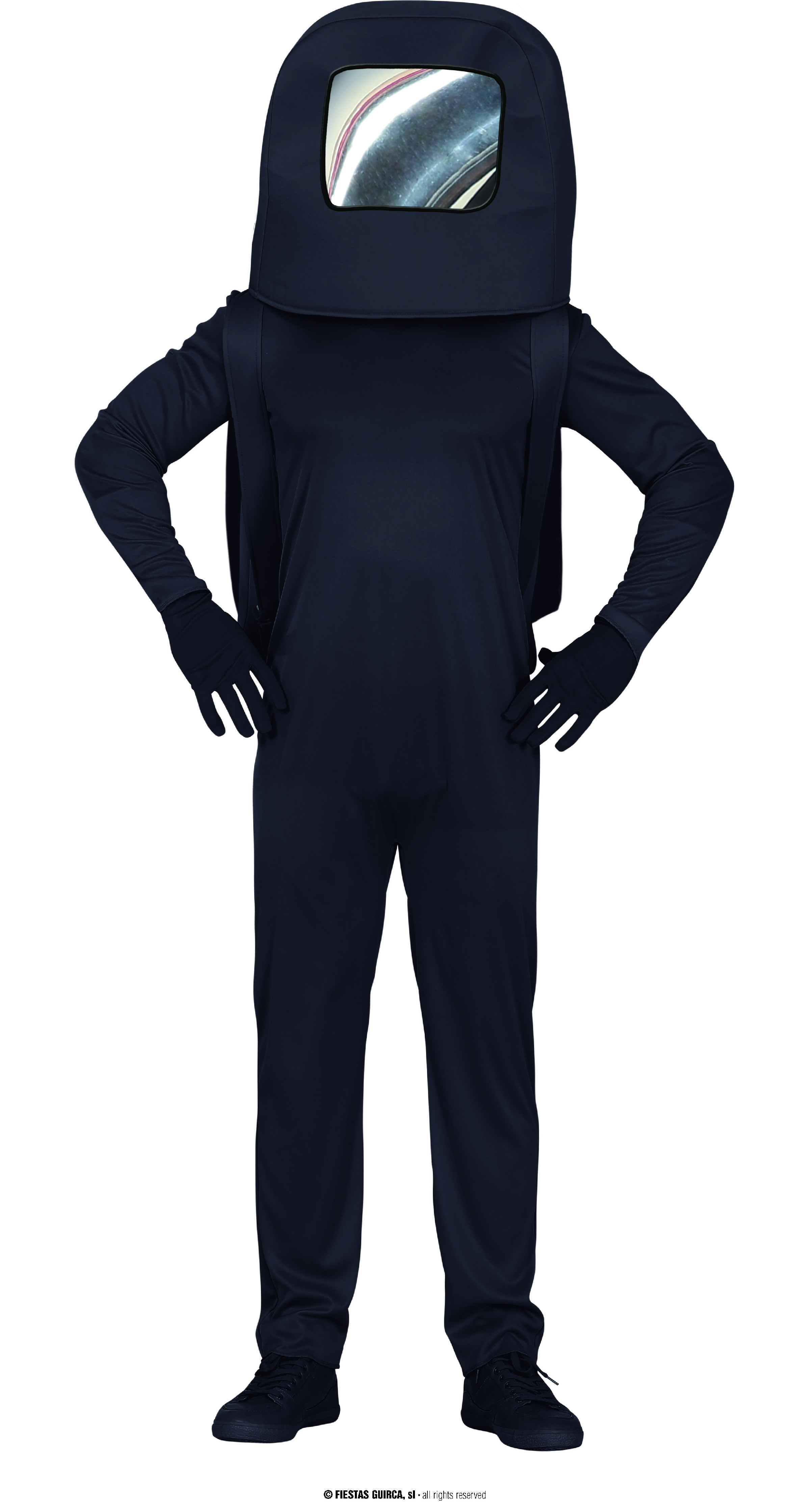 Guirca Černý astronaut dětský kostým Velikost: 10-12 let