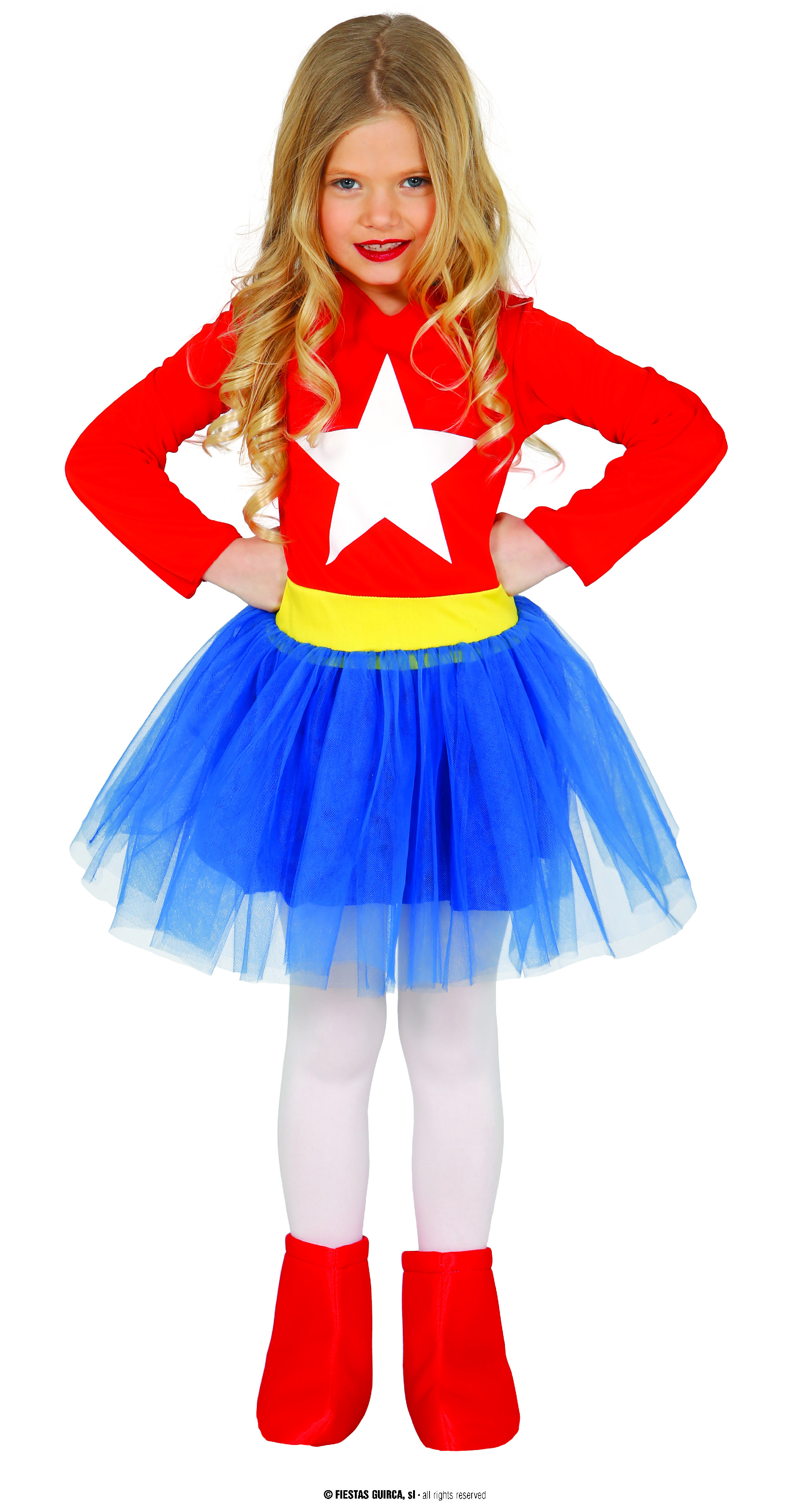 Guirca Super dívka dětský kostým Velikost: 10-12 let