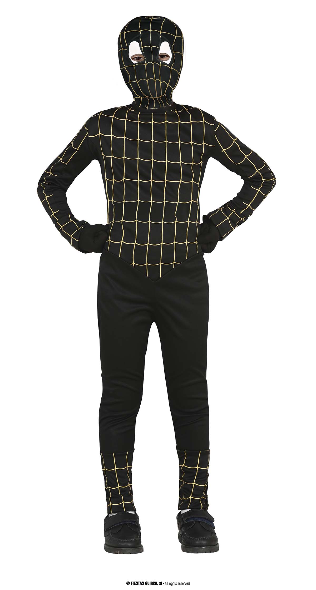 Guirca Spiderman černý hrdina dětský kostým Velikost: 7-9 let