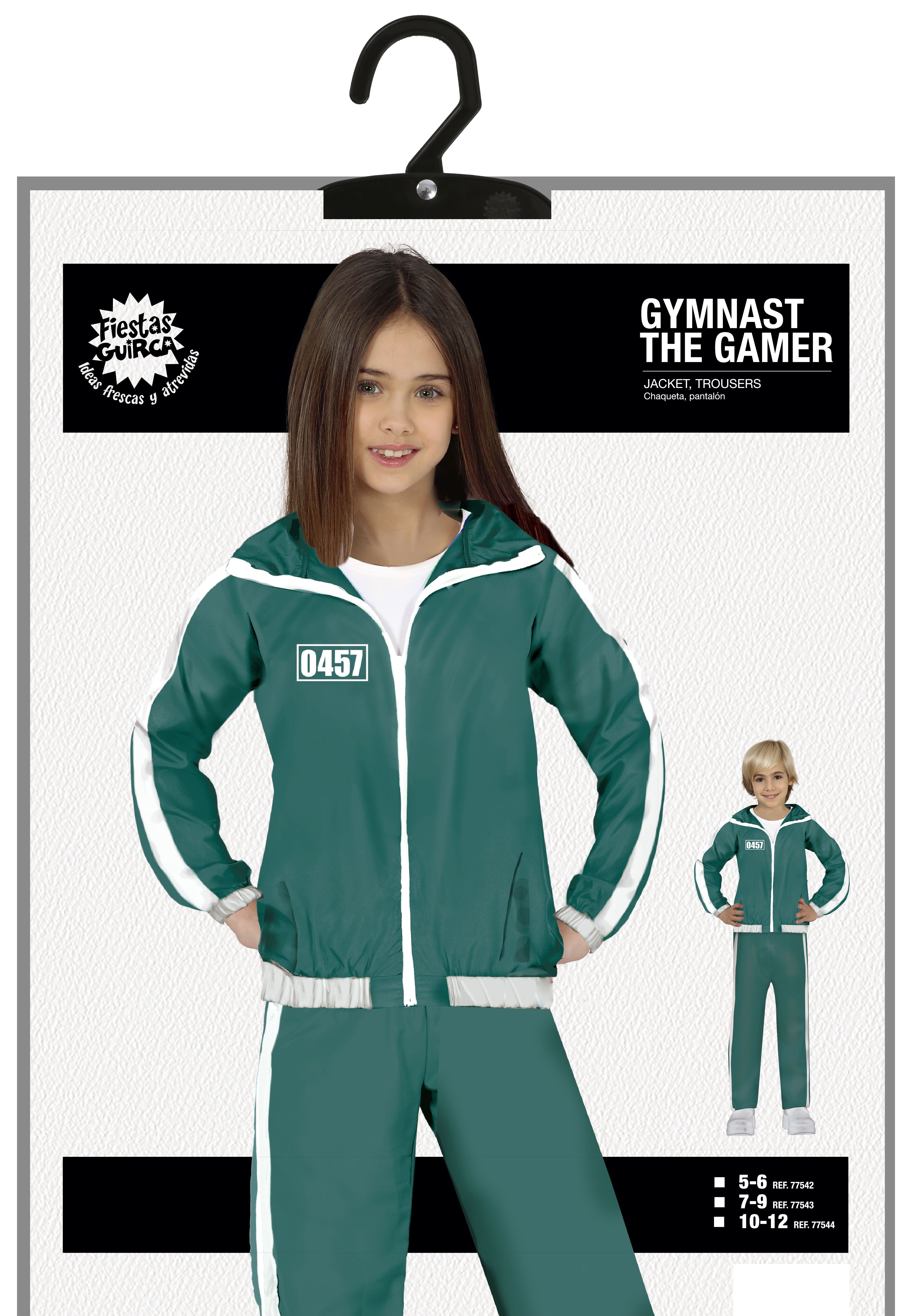 Guirca Squid game gymnasta Velikost: 5-6 let