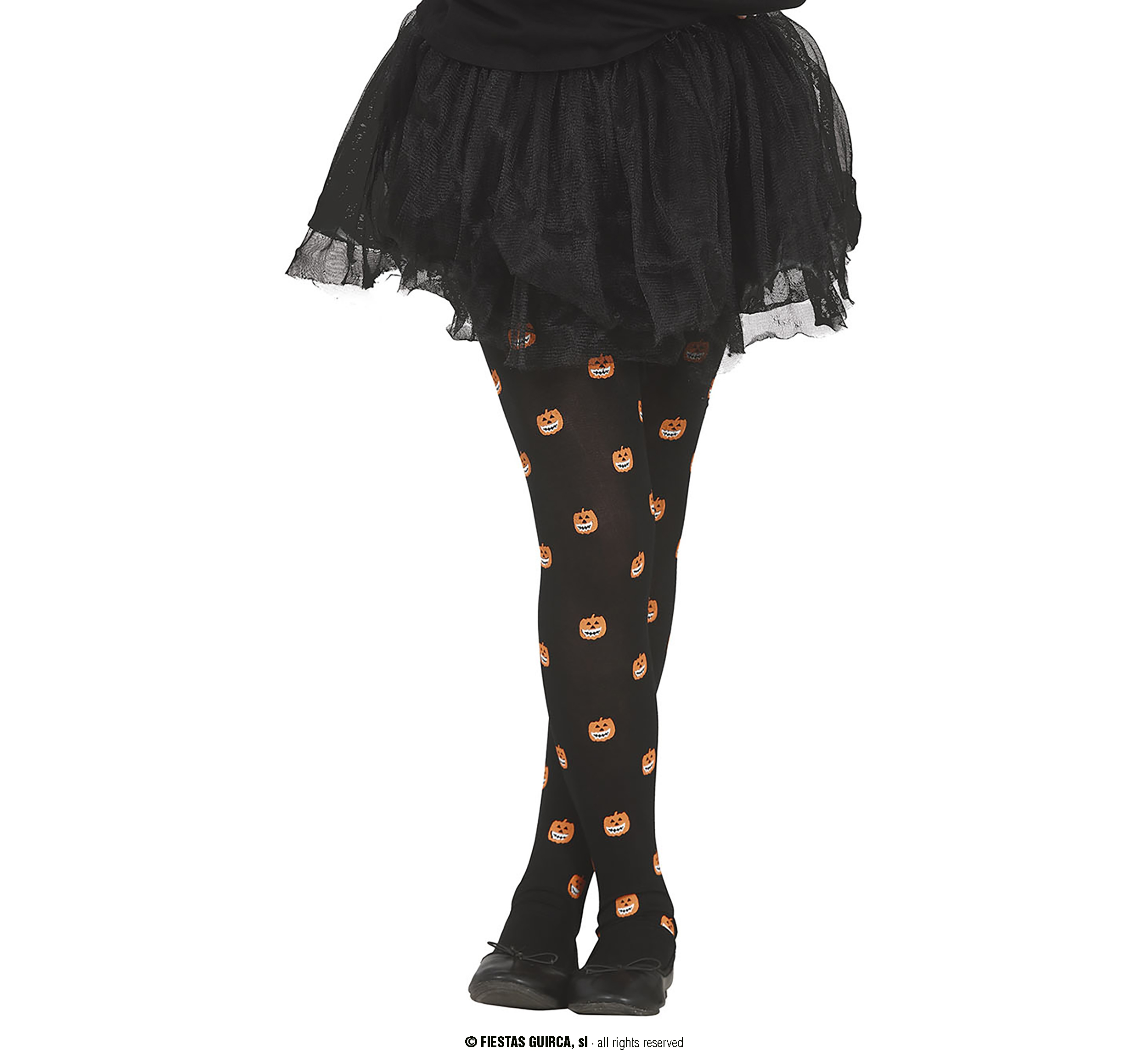 Guirca Fiestas Španělsko Punčocháče s dýněmi dětské 7 - 12 roků