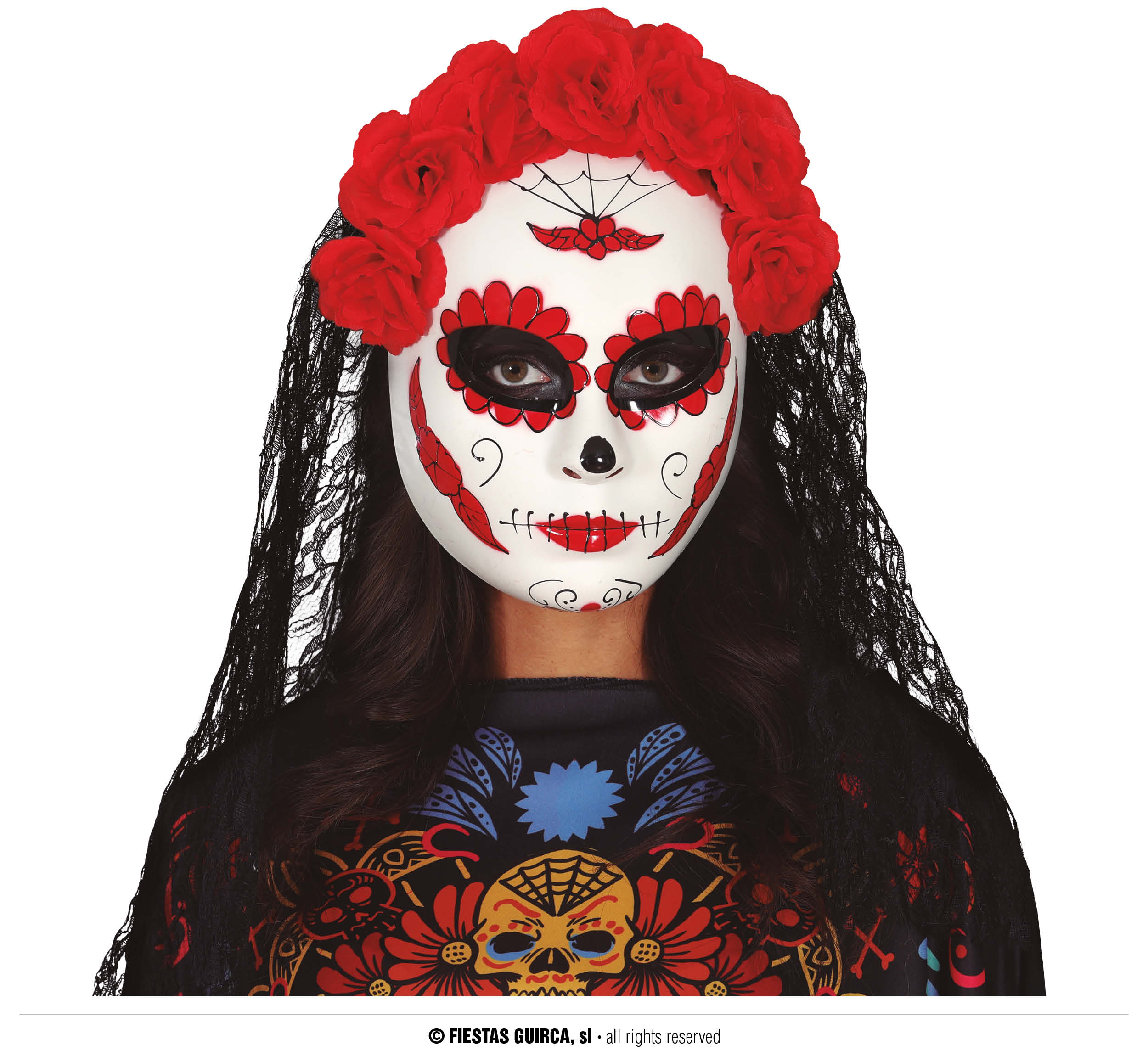 Guirca Fiestas Španělsko CATRIN maska se závojem