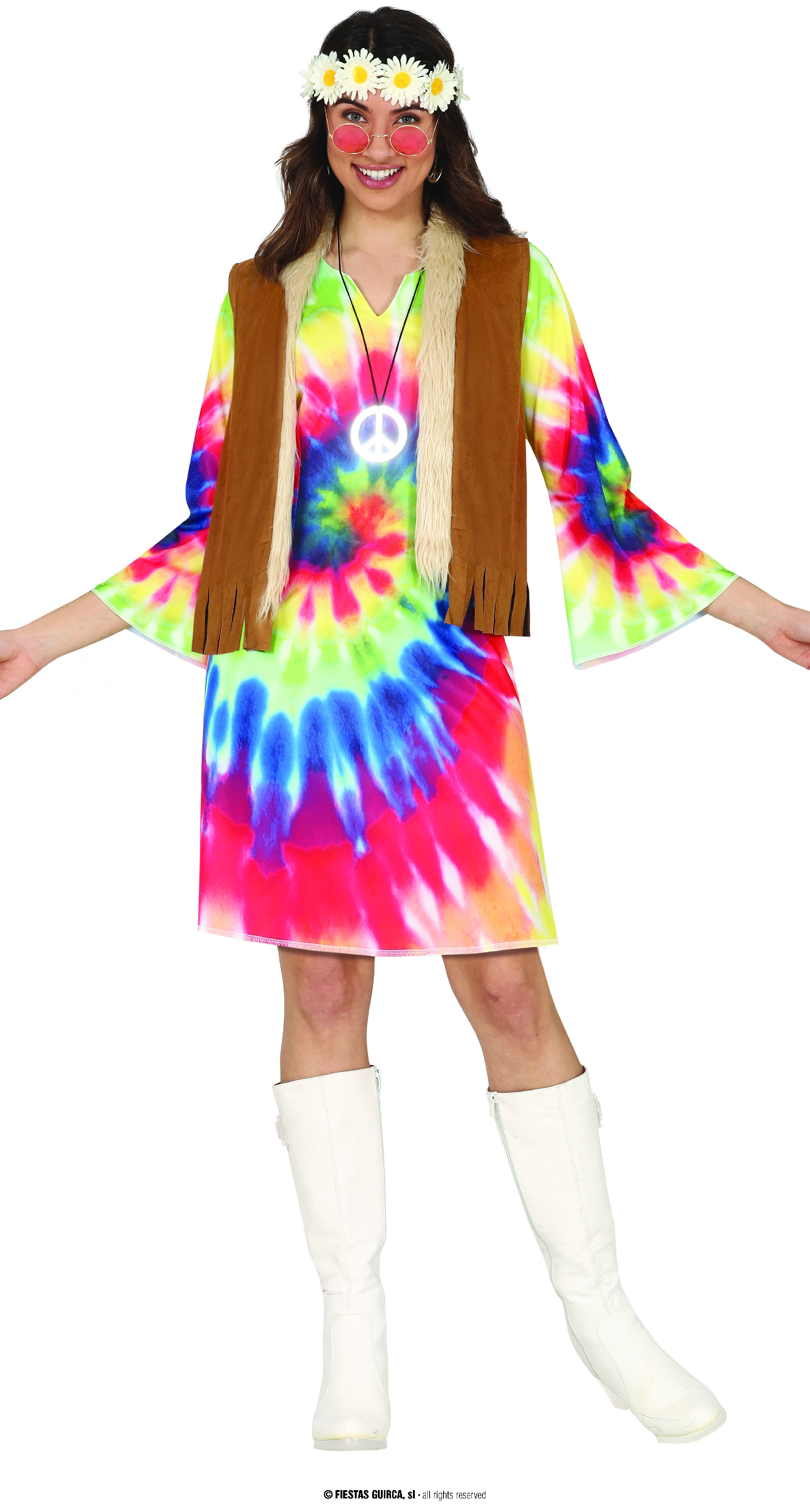 Guirca Hippie dámský kostým Velikost: M 38/40