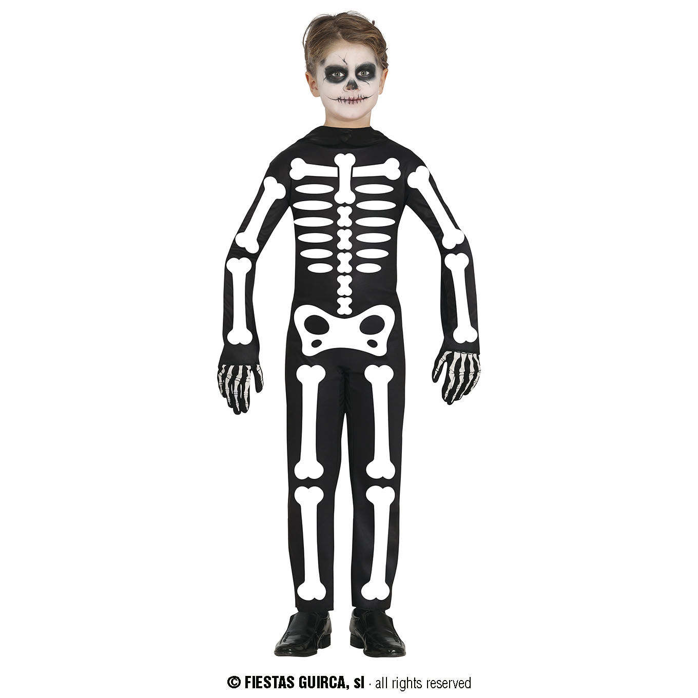 Guirca Fiestas Španělsko Kostra kostým varianta: věk 7 - 9 roků