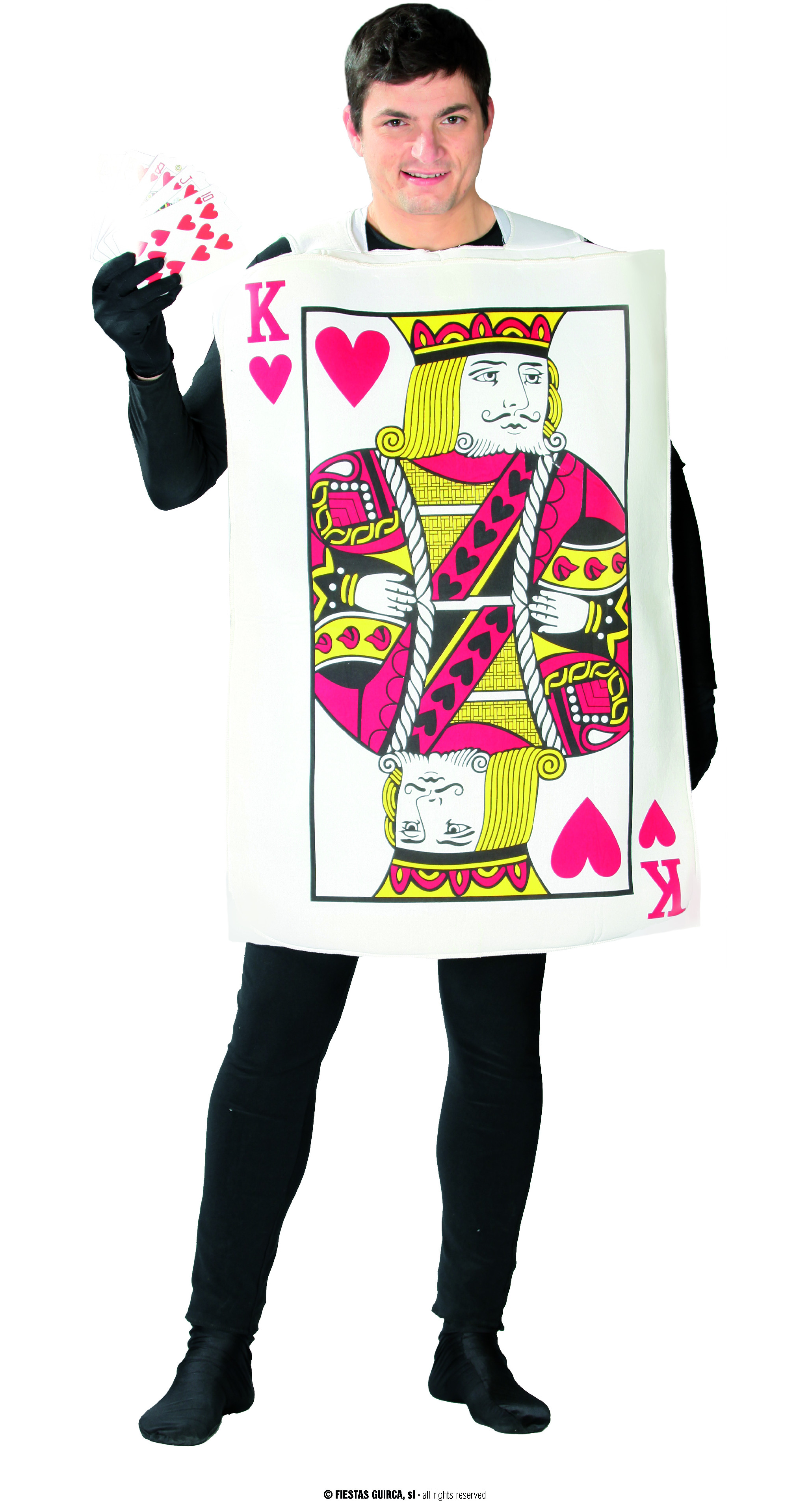 Guirca Srdcový král pánský kostým Velikost: L 52/54