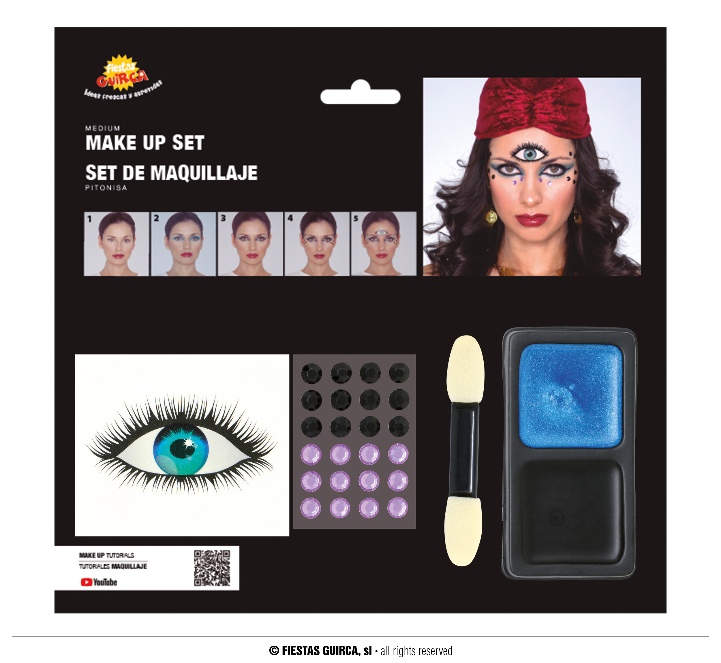 Guirca Věštkyně make-up set