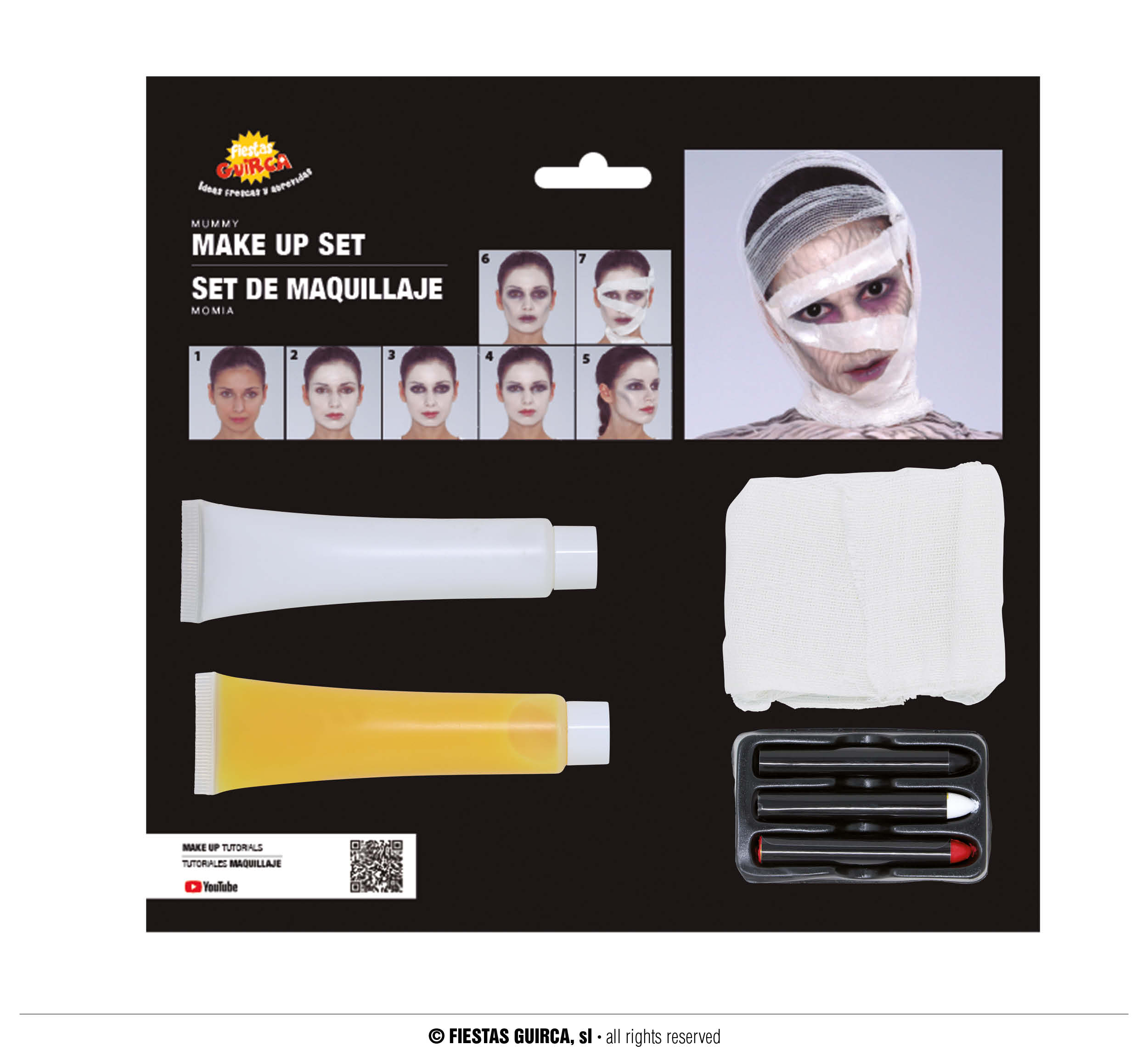 Guirca Make-up set mumie