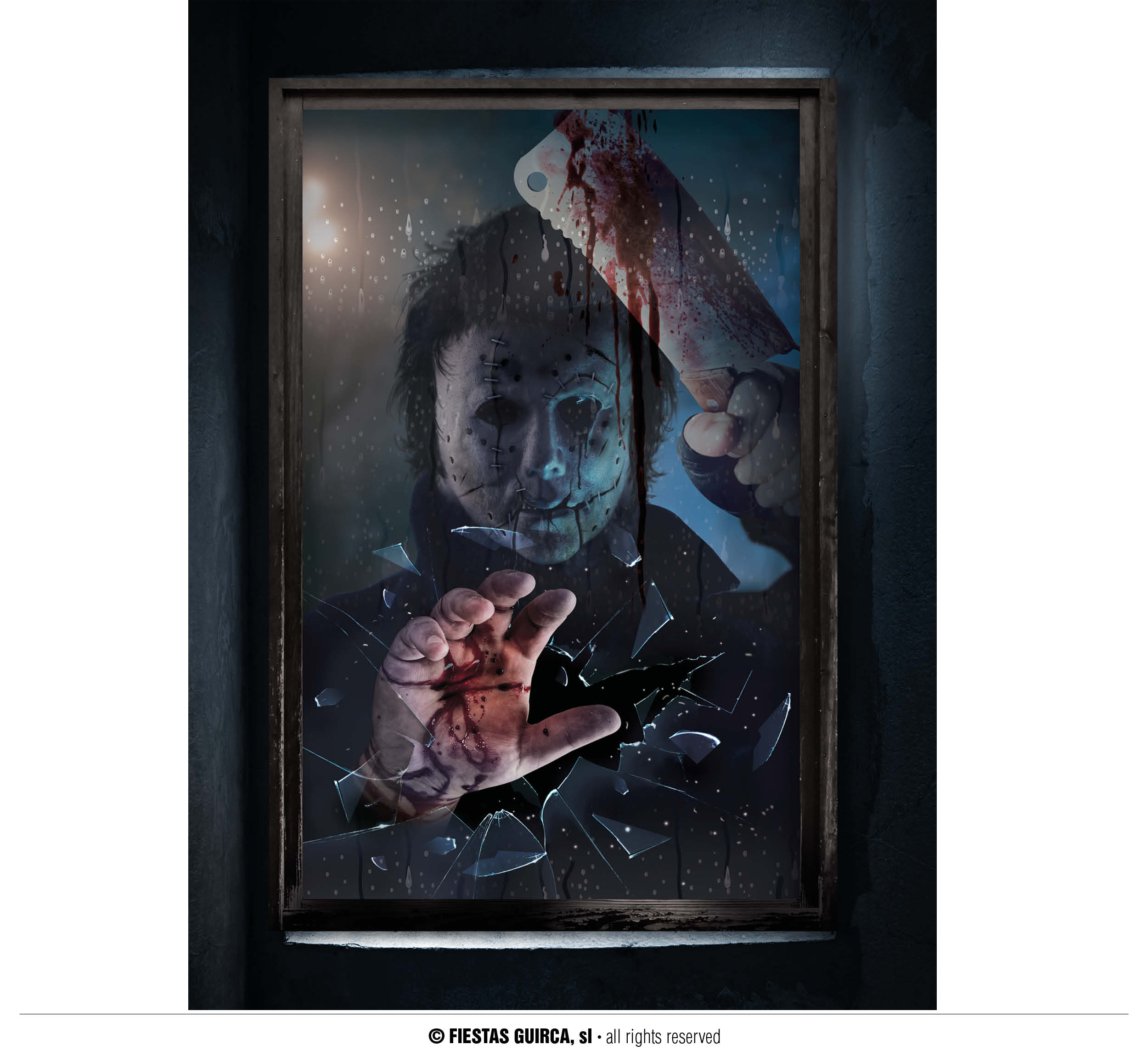 Guirca Fiestas Španělsko Okenní dekorace JASON