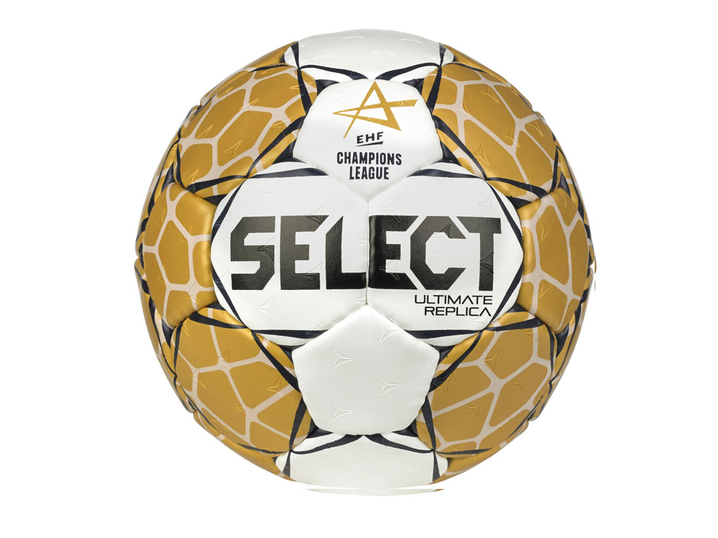 Házenkářský míč Select HB Replica EHF Champions League bílo zlatá Velikost míče: 3
