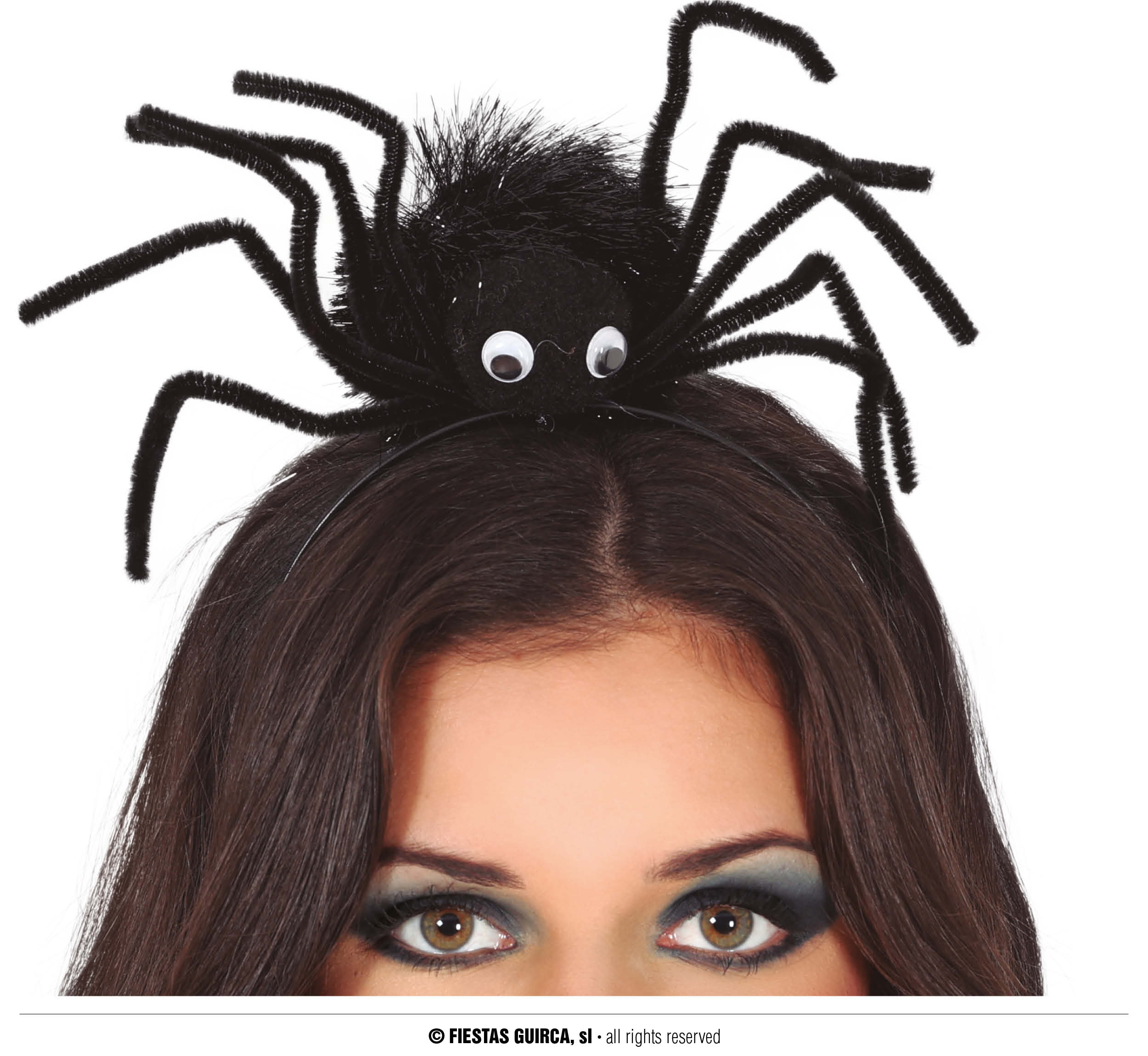 Guirca Fiestas Španělsko Pavouk s očima na sponě