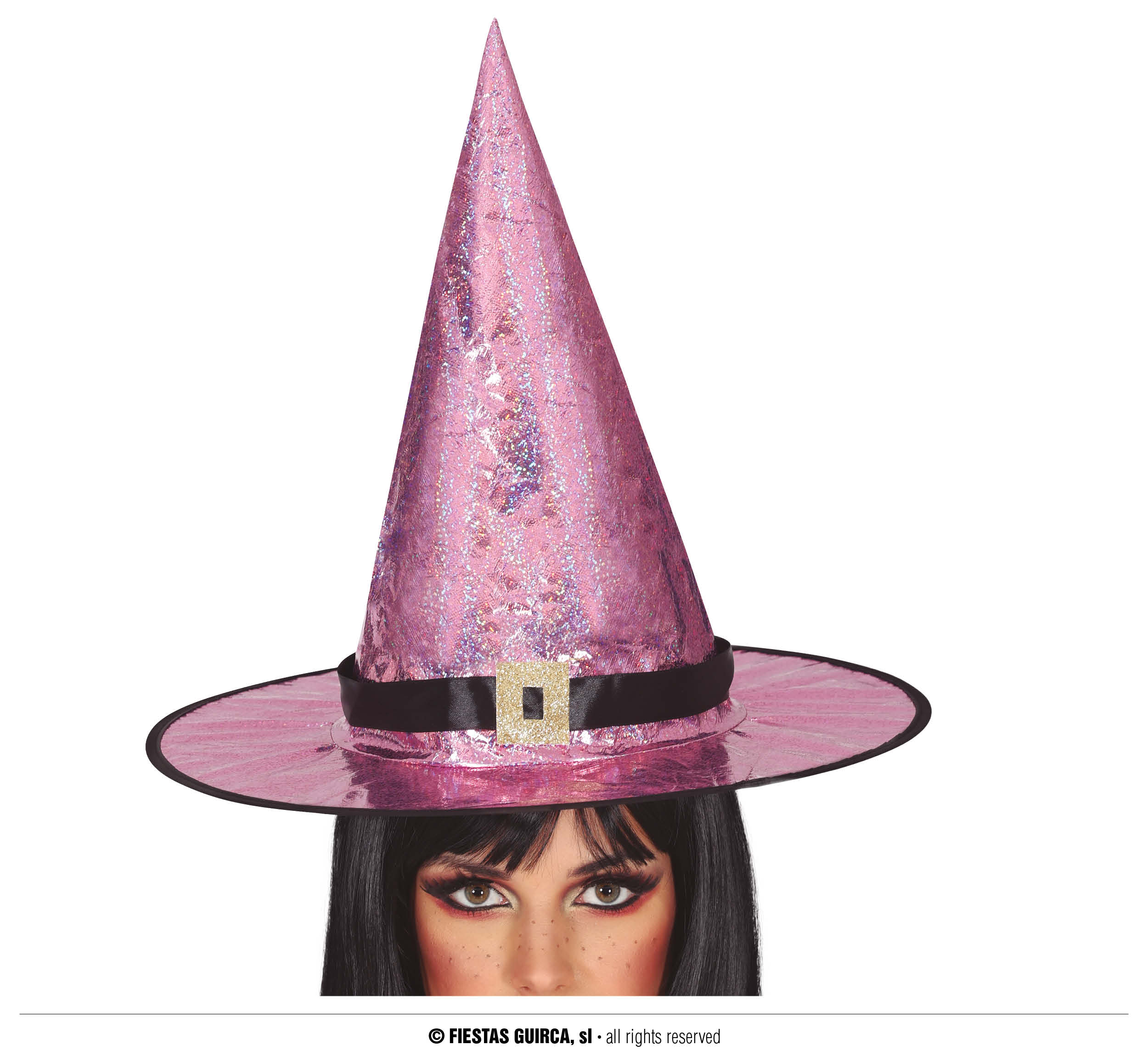 Guirca Růžový klobouk pro čarodějnici