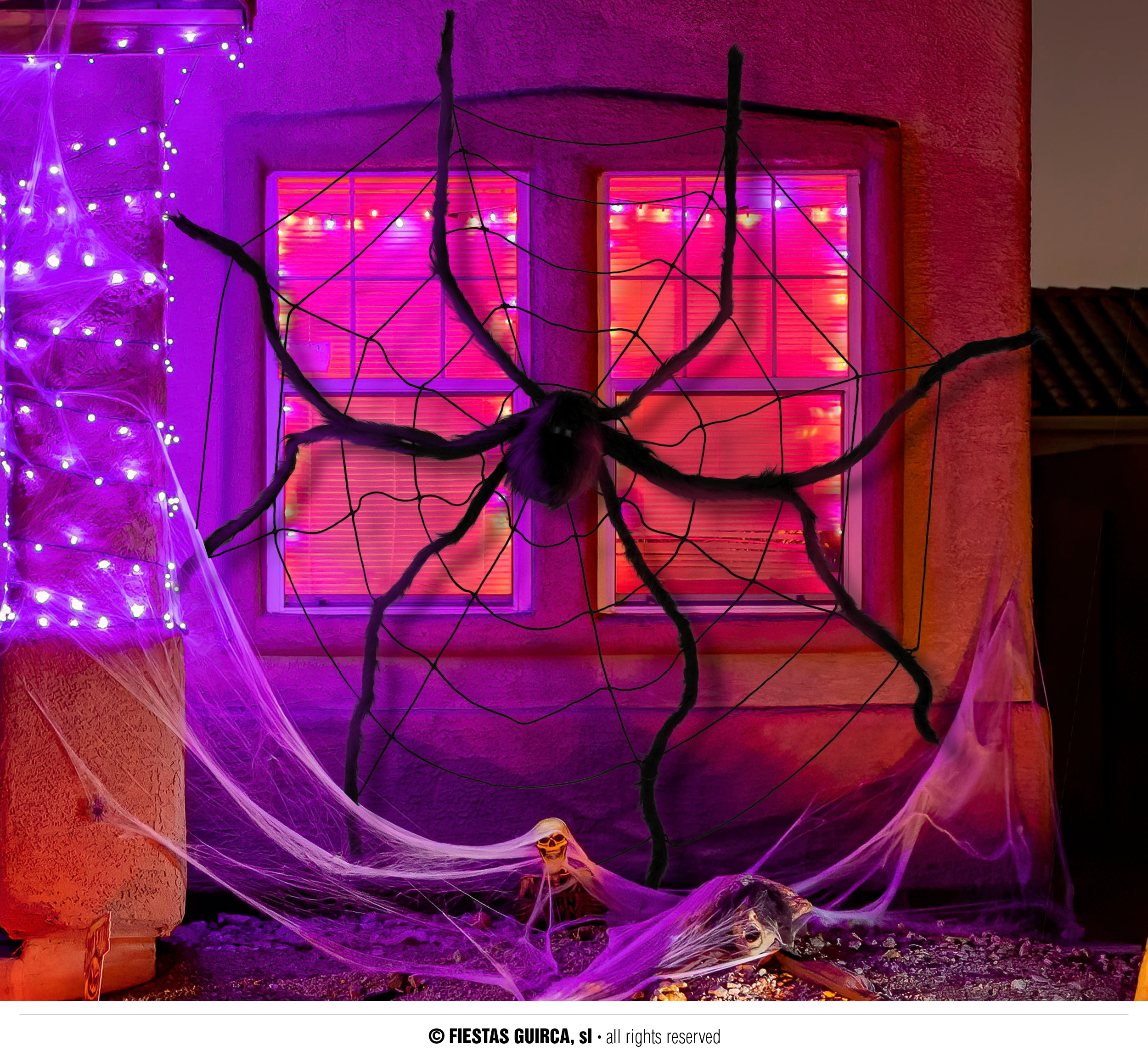 Guirca Pavučina 200 cm s pavoukem 150 cm