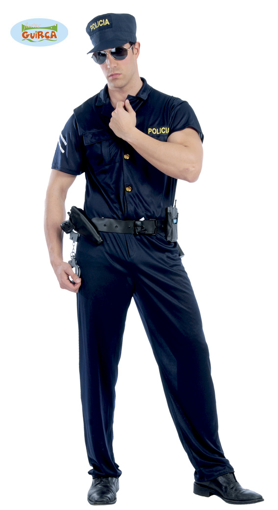 Guirca Fiestas Španělsko Kostým policisty varianta: L 52 - 54