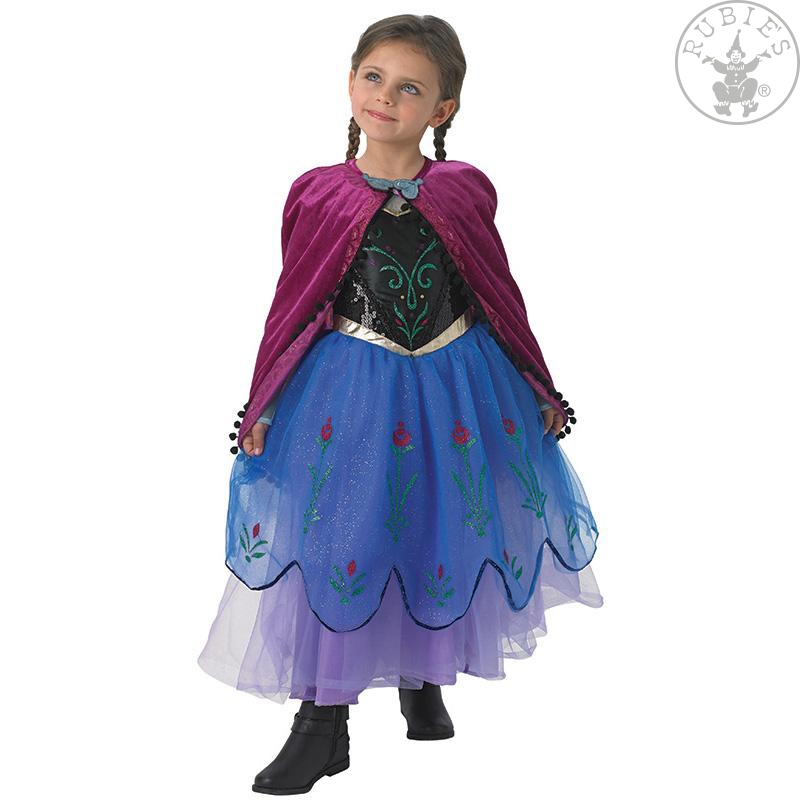 Rubies USA Anna  Frozen Premium Dress - Child x varianta: MD 5 - 6 roků