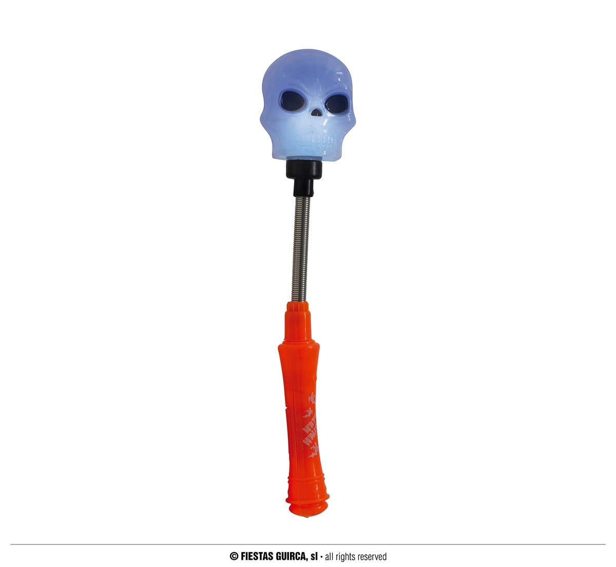Guirca Svítící hůlka s lebkou 24 cm