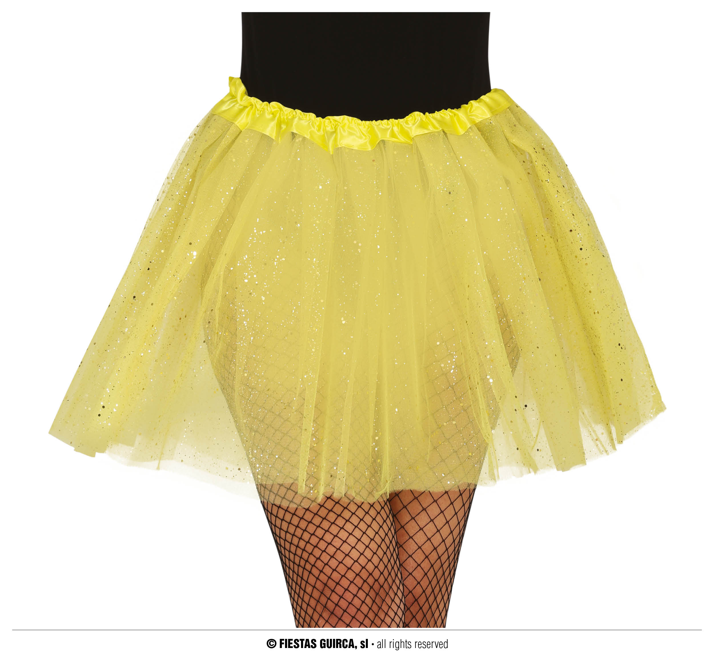 Guirca Žlutá tutu sukně s flitry 40 cm