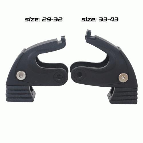 TEMPISH BRZDA CLIPS, DASTY, NEO-X, DACO, F 21, REBEL PP a  AL, Barva: black, Velikost: 29-32