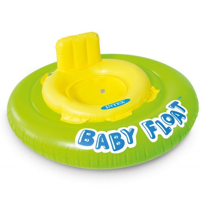 Kruh dětský dvojitý Intex 56588 MY BABY FLOAT varianta: Žluto-zelená