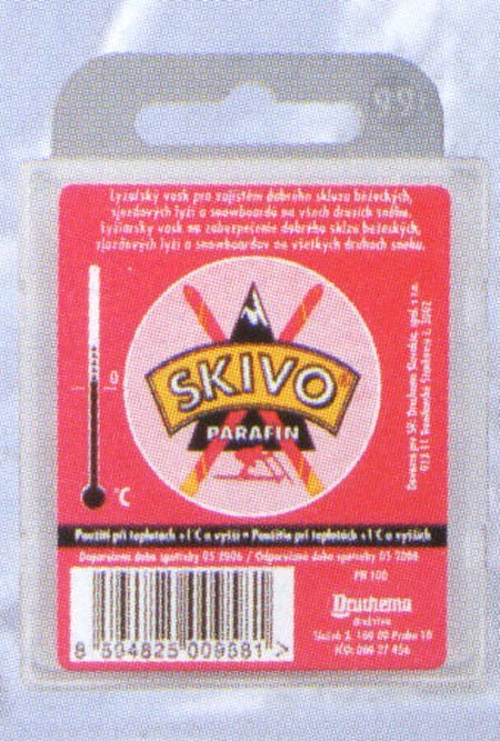 DRUCHEMA Lyžařský vosk SKIVO PA červený varianta: červená